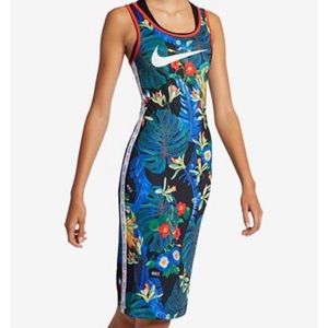 Nike floral print dress